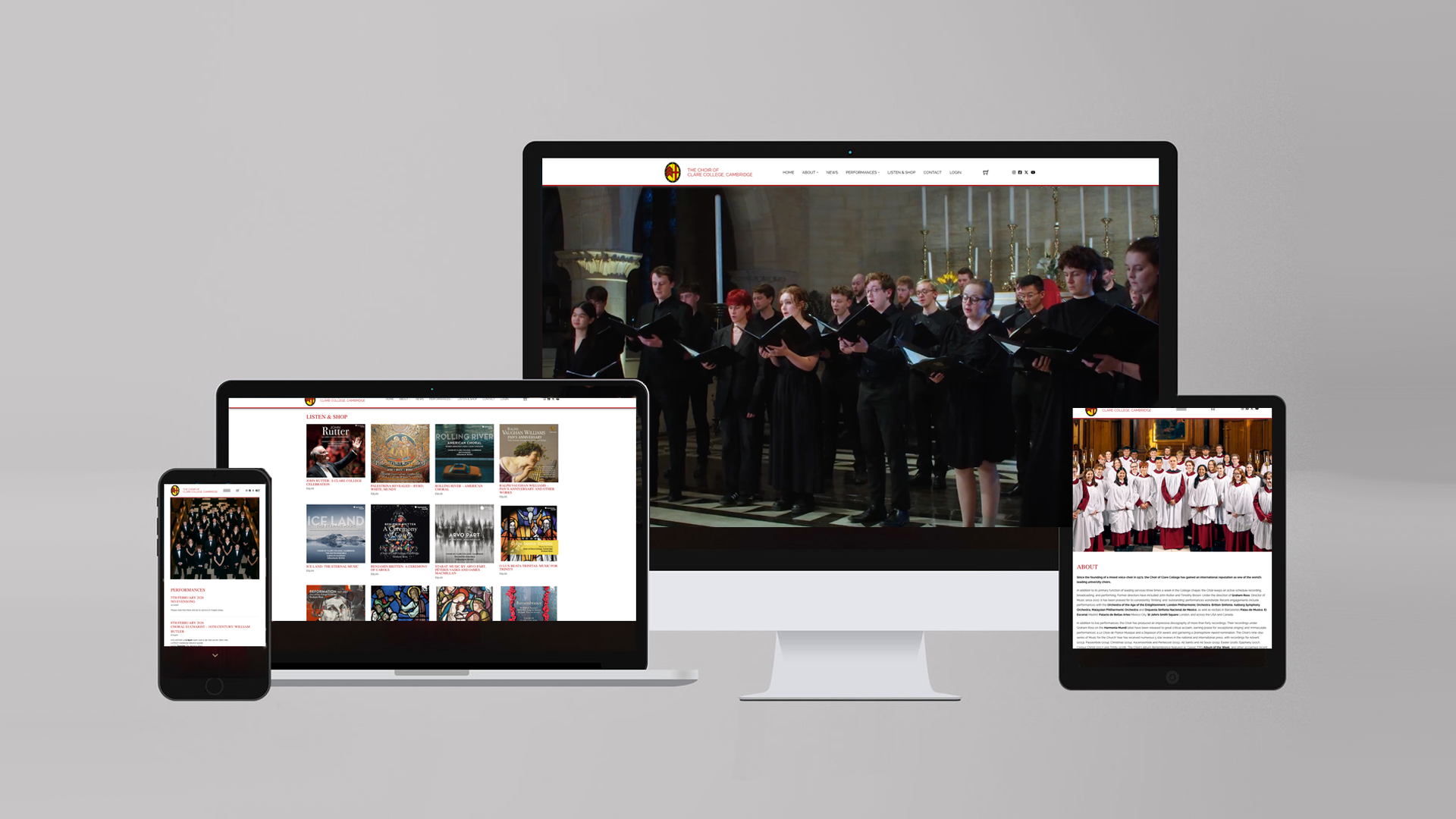 Choir of Clare College, University of Cambridge