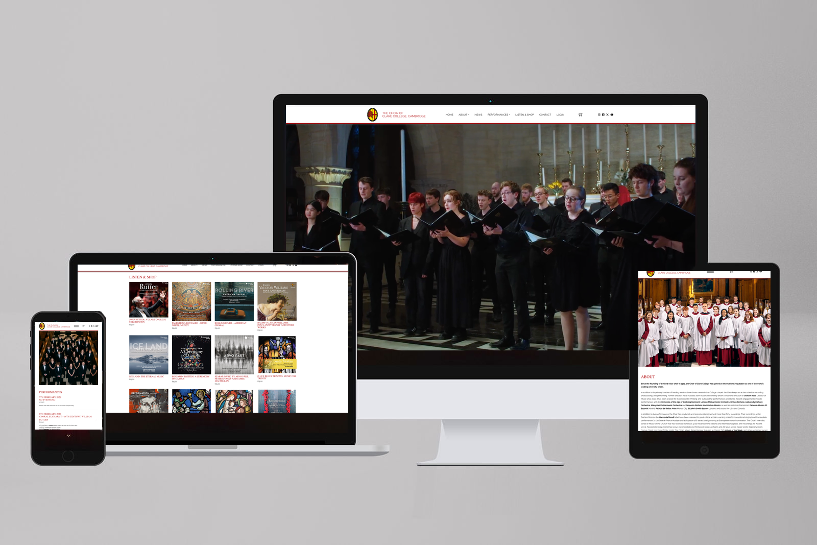 The Choir of Clare College, Cambridge