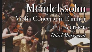 Mendelssohn Violin Concerto Op.64 (1844 version), 3rd mvt