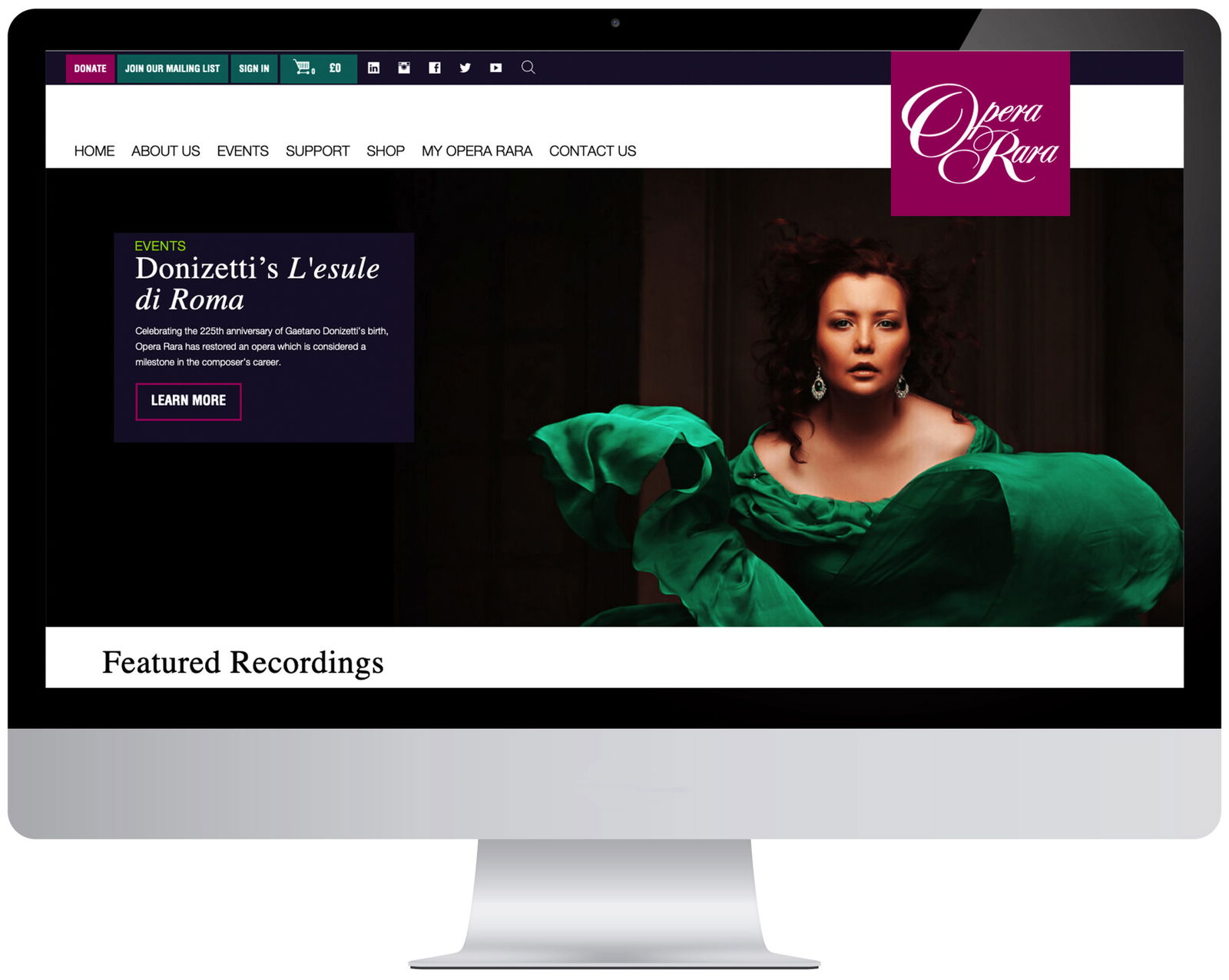 Opera rara's Website
