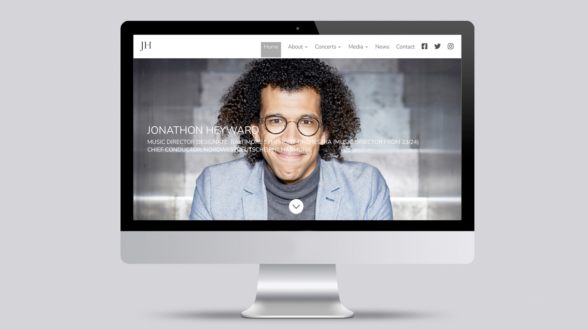 Jonathon Heyward: Website Design
